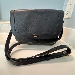 Bally Black Leather Crossbody Bag